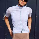 ES16 Cykeltrøje Stripes White - Women