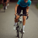 ES16 Cykeltrøje Stripes Light blue - Women