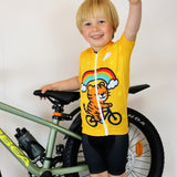 ES16 Kids cykelbukser med pude - Sort