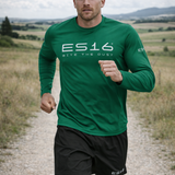 ES16 Løbetrøje LS – Performance Merino Blend Green