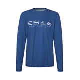 ES16 Løbetrøje LS – Performance Merino Blend Blue
